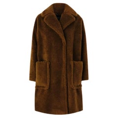 Used Weekend Max Mara Wool Blend Teddy Coat