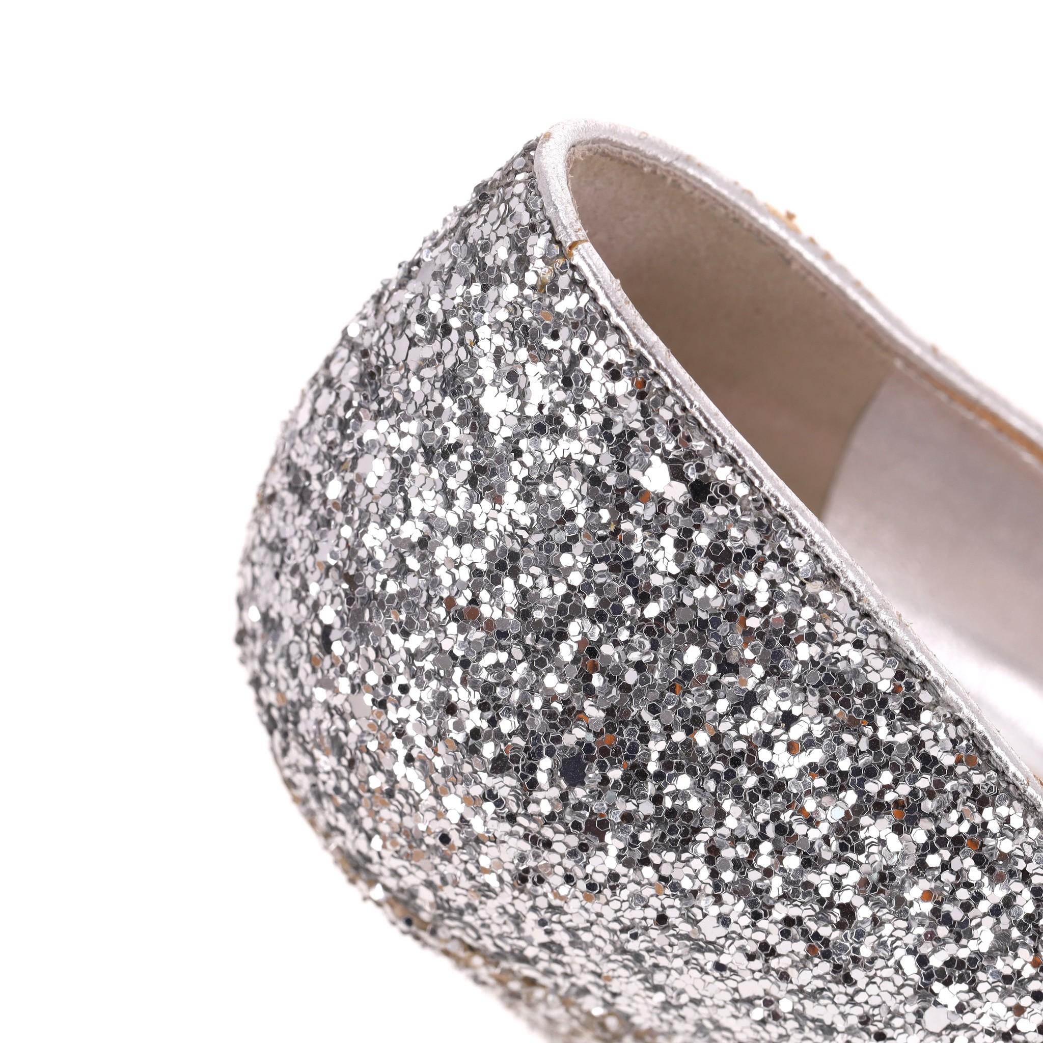 Miu Miu Glitzernde, mit Nieten verzierte Absätze im Angebot 2