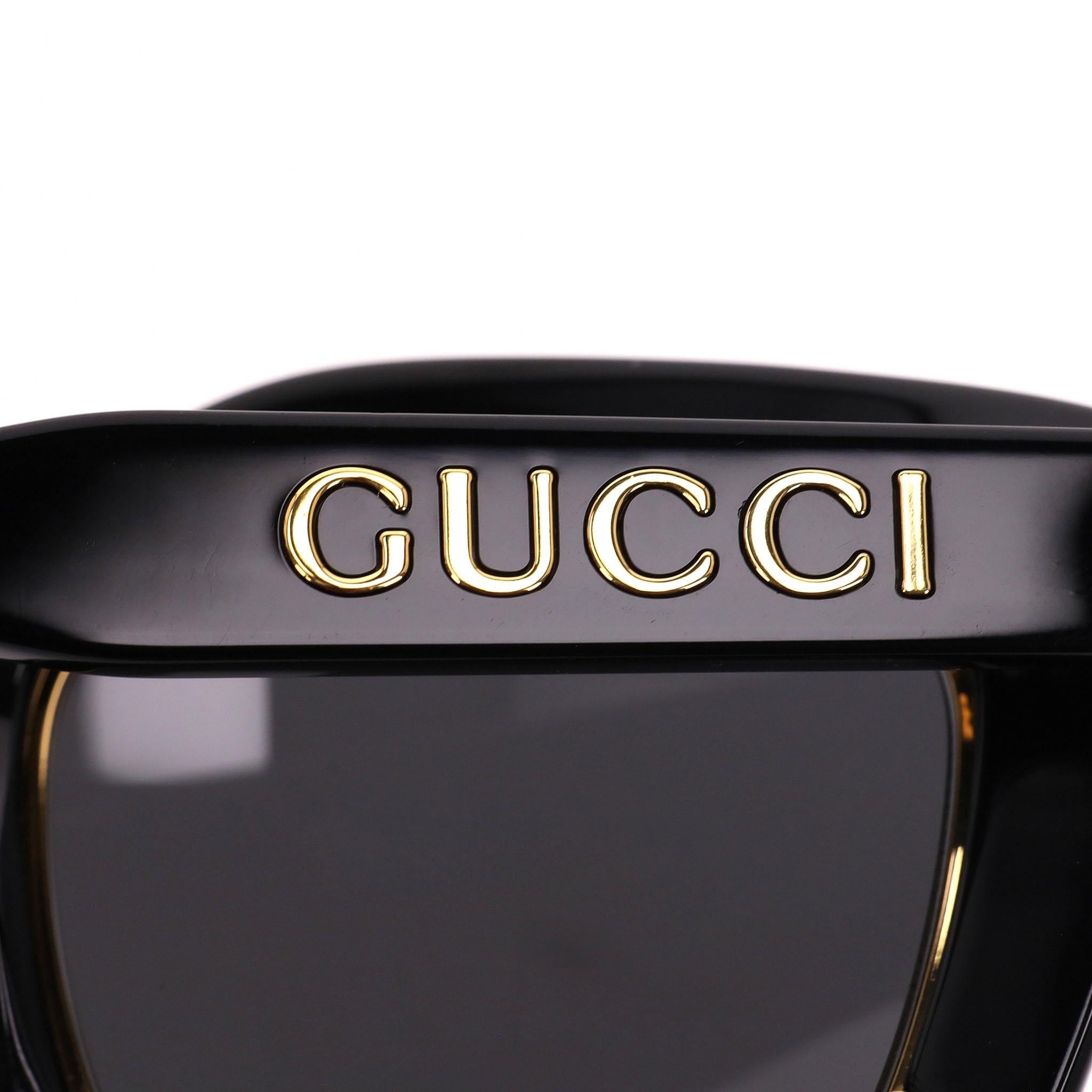 Occhiali da sole quadrati Gucci in vendita 2