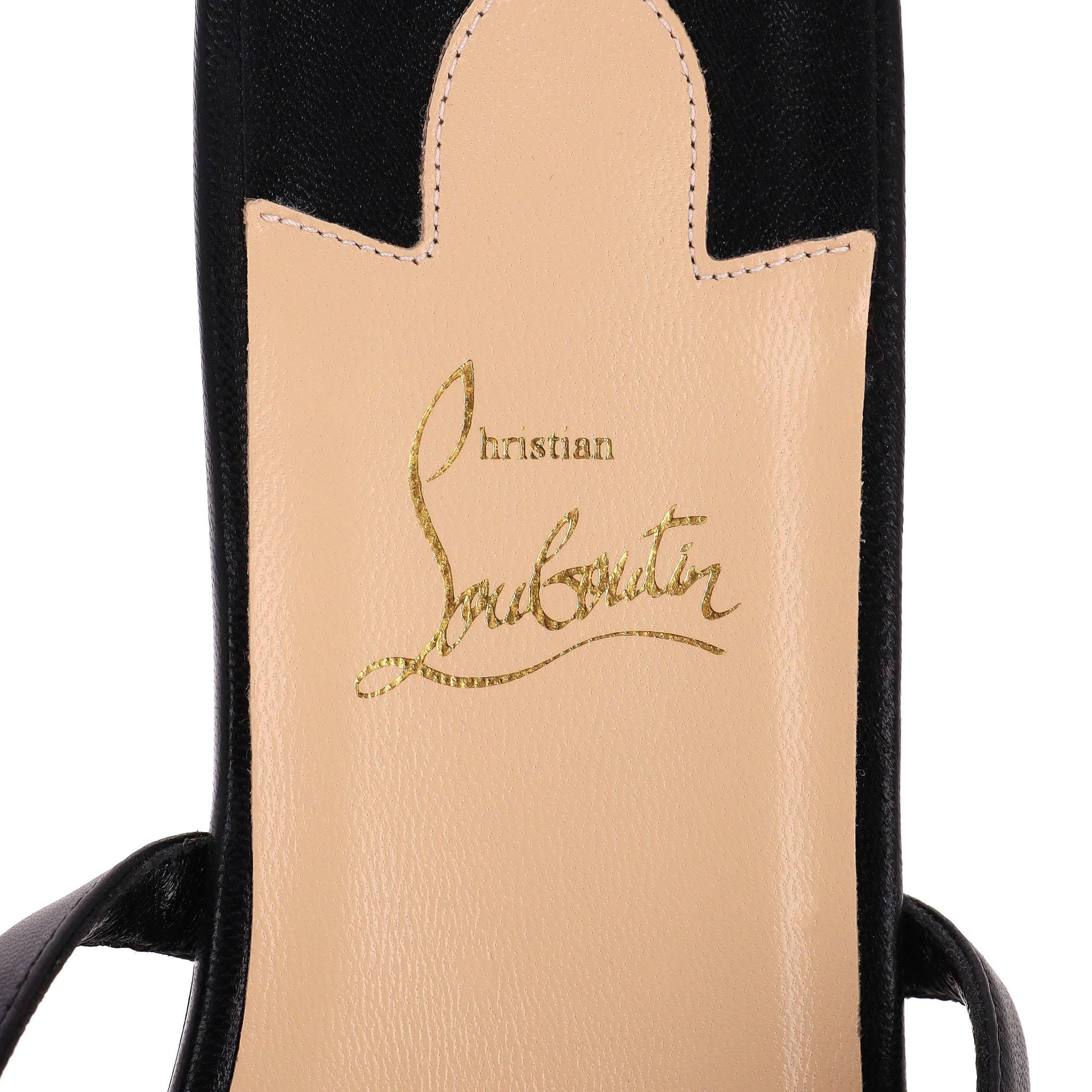 Sandali Galerietta con borchie in pelle di vitello di Christian Louboutin in vendita 3