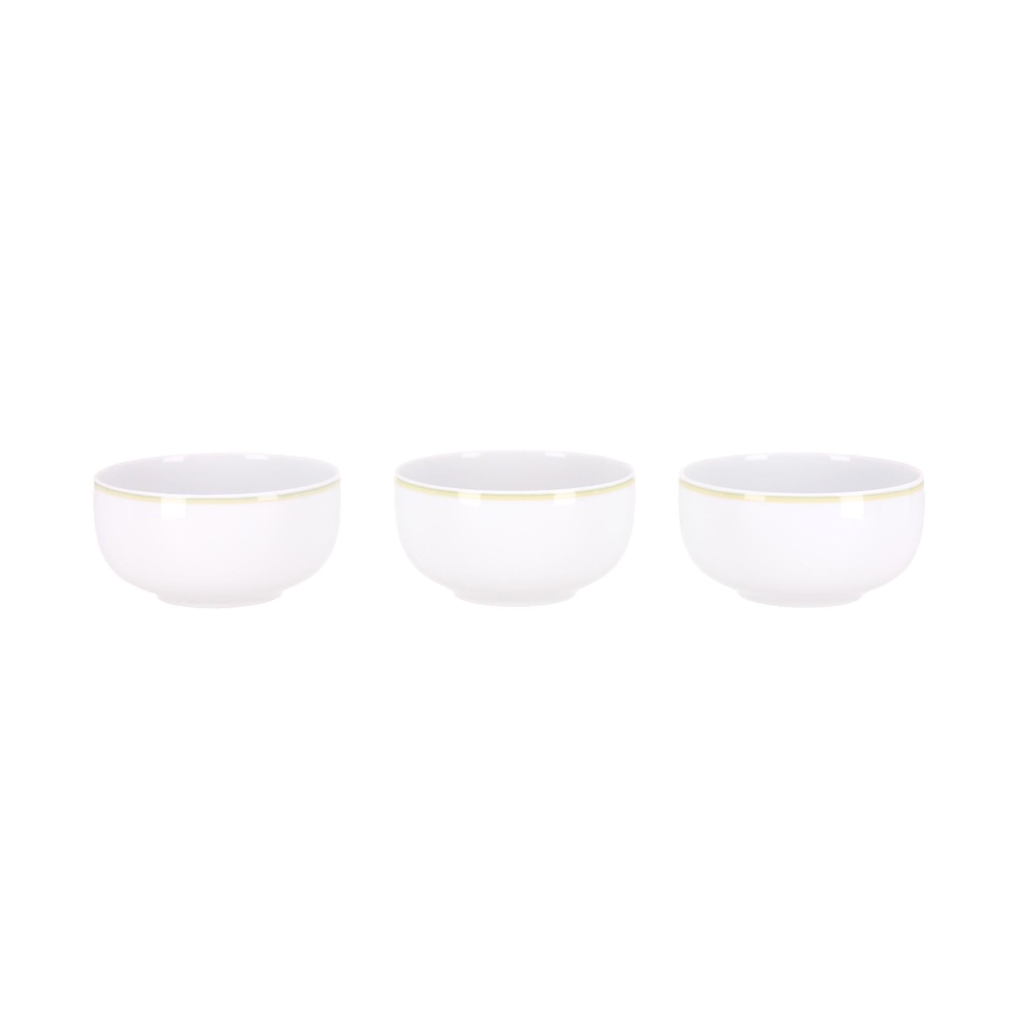 Dior Set Of Three Cabinet de La Mer Limoges Porcelain Bowls In Excellent Condition For Sale In London, GB