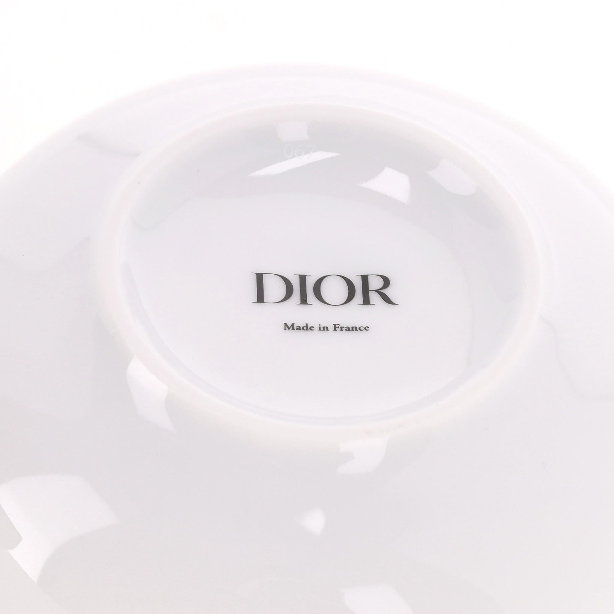 Women's or Men's Dior Set Of Three Cabinet de La Mer Limoges Porcelain Bowls For Sale