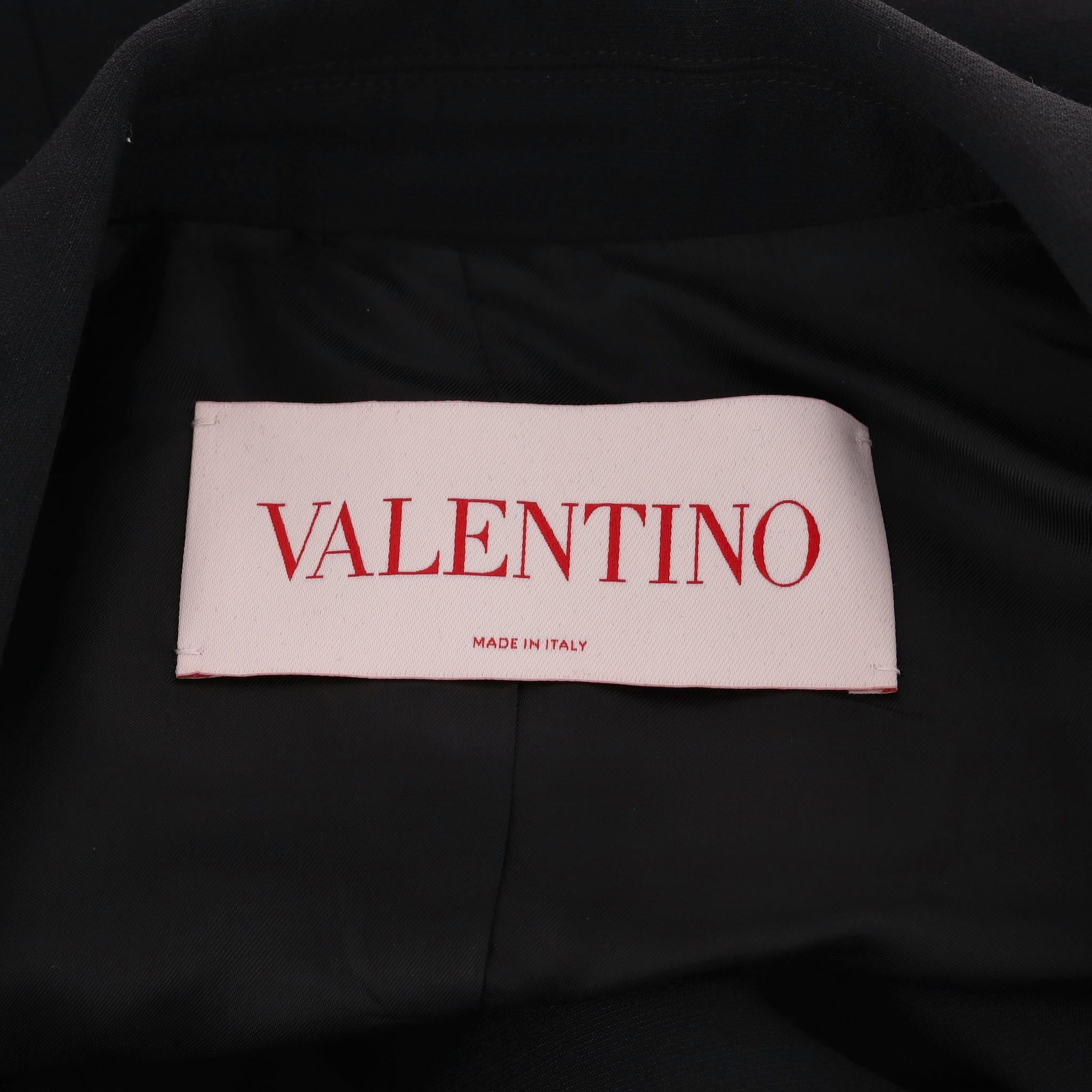 Giacca in lana vergine e misto seta di Valentino in vendita 2