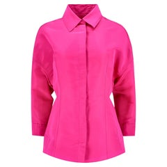 Valentino Silk Faille Shirt/Coat