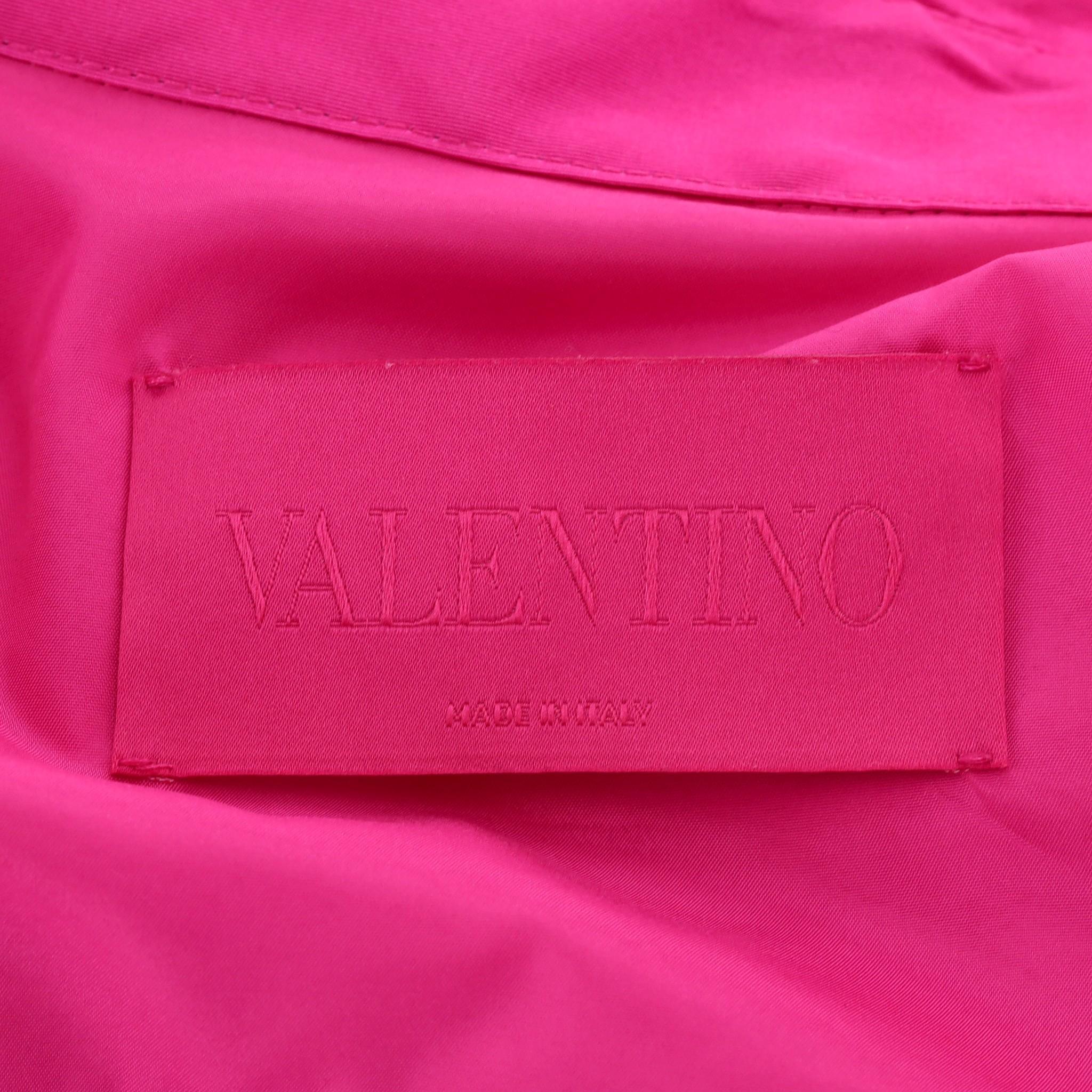 Camicia/Coates in Faille di seta di Valentino in vendita 1