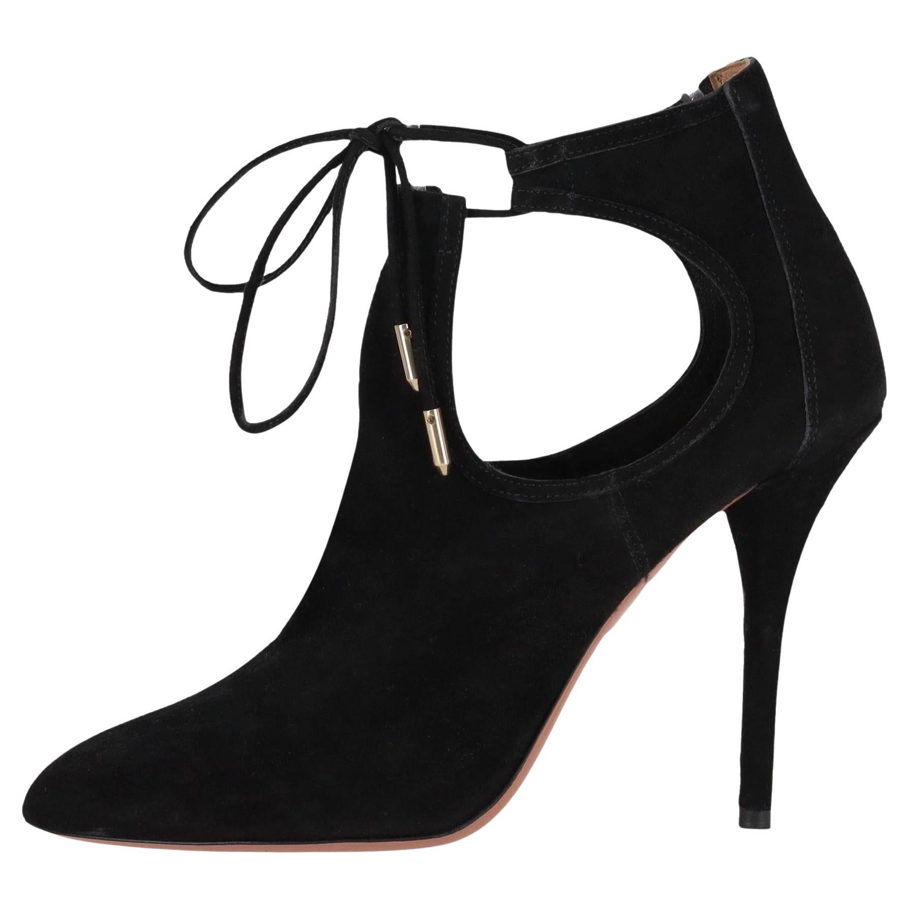 Aquazzura - Babe 105 - Bottines en daim
