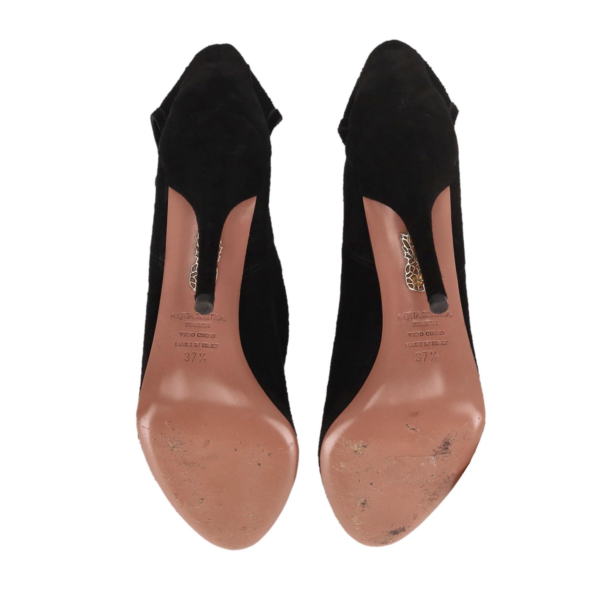Aquazzura - Babe 105 - Bottines en daim Pour femmes en vente