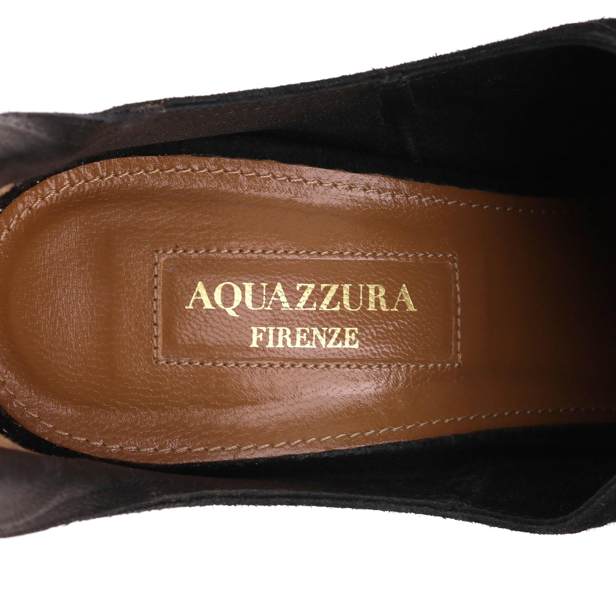 Aquazzura - Babe 105 - Bottines en daim en vente 1