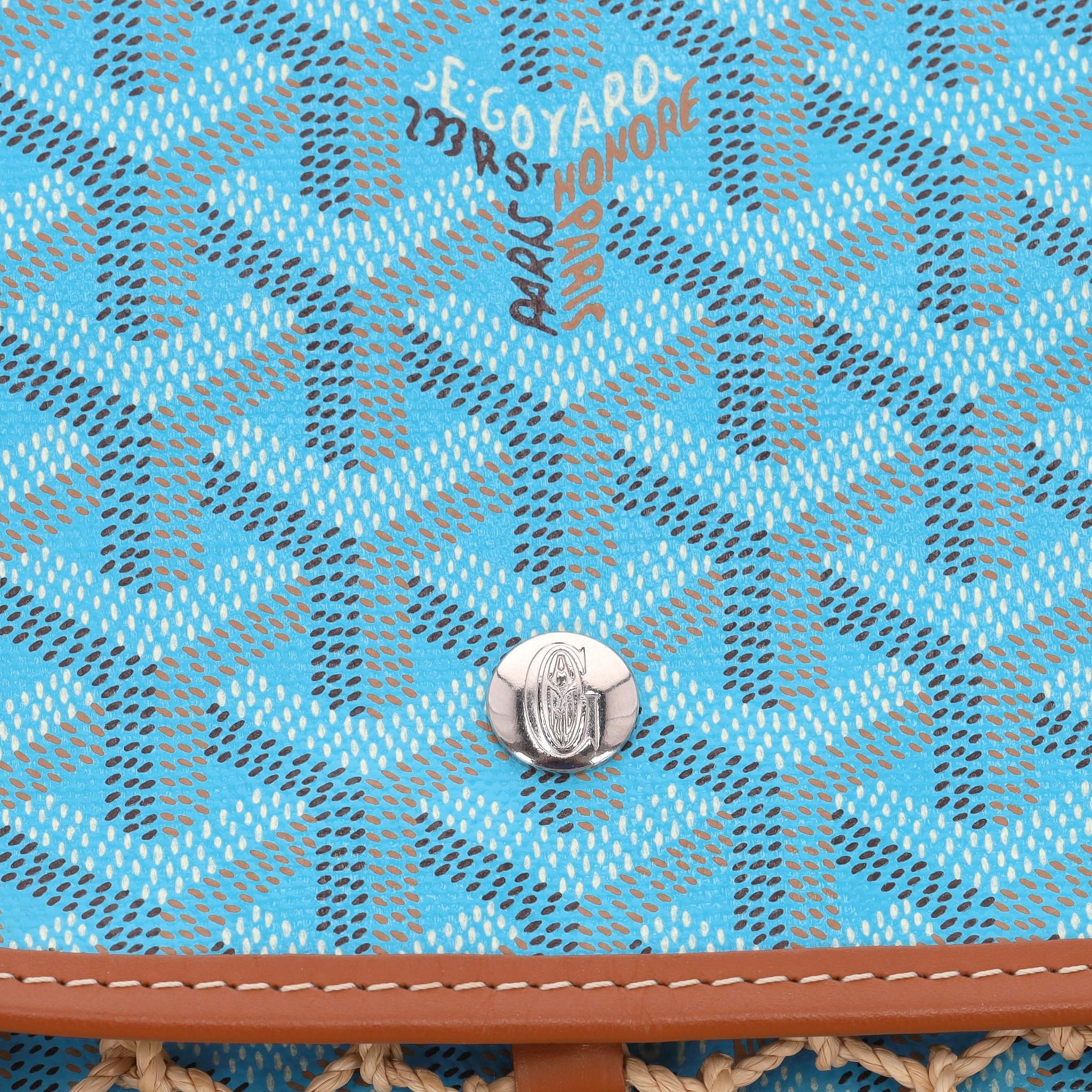 Goyard Goyardine Ltd Edition Net Aligre Raffia Mesh Tote Tasche im Angebot 2