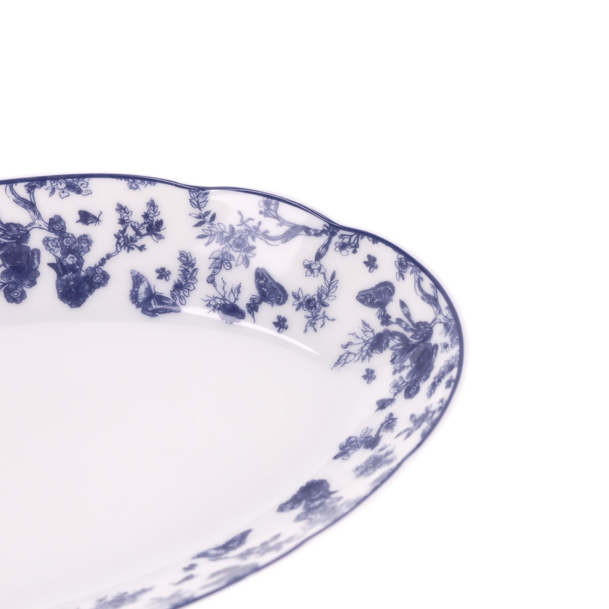 Dior Toile de Jouy Limoges Porzellan Relish Dish im Zustand „Hervorragend“ im Angebot in London, GB