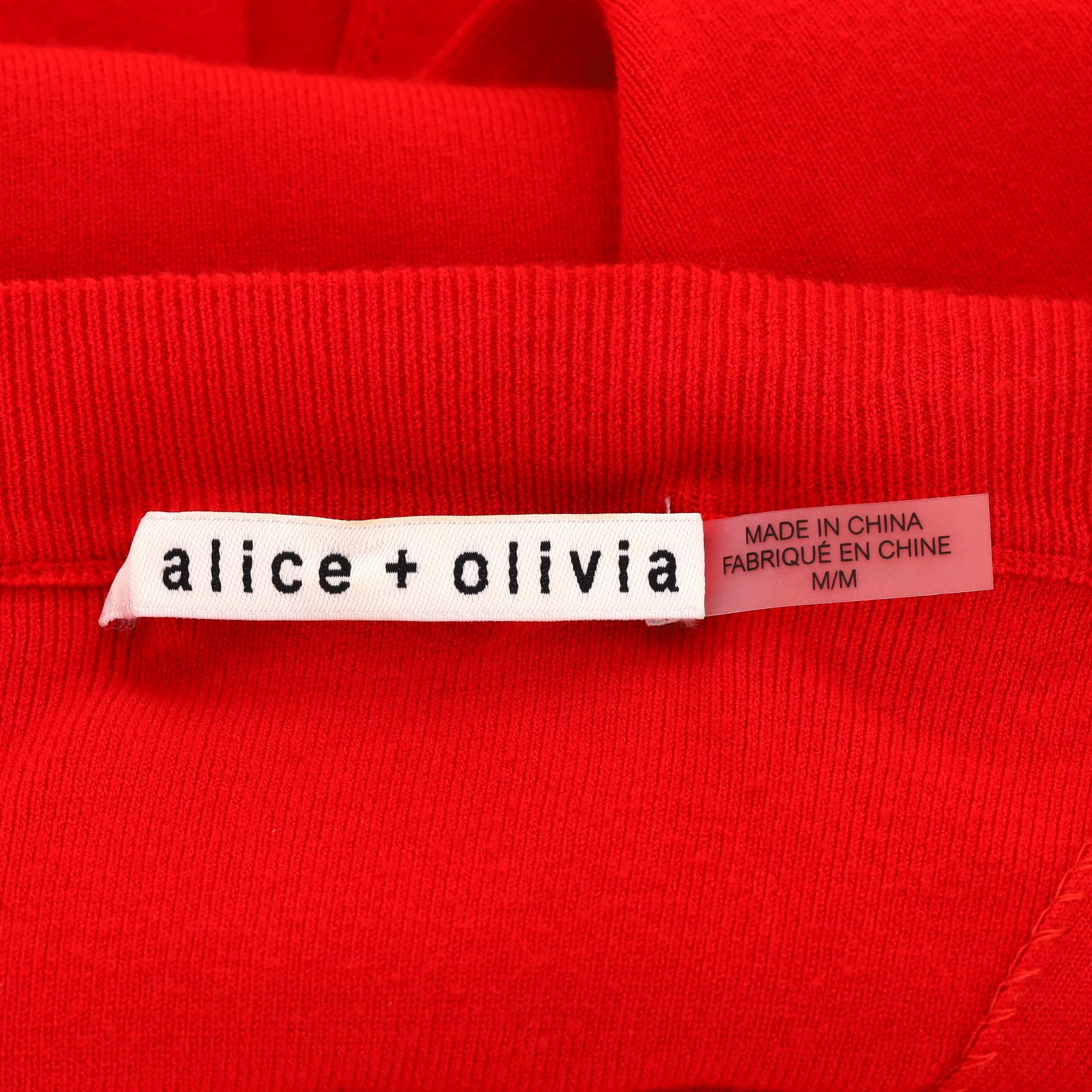 Alice + Olivia Strickpullover mit Knopfleiste Damen im Angebot