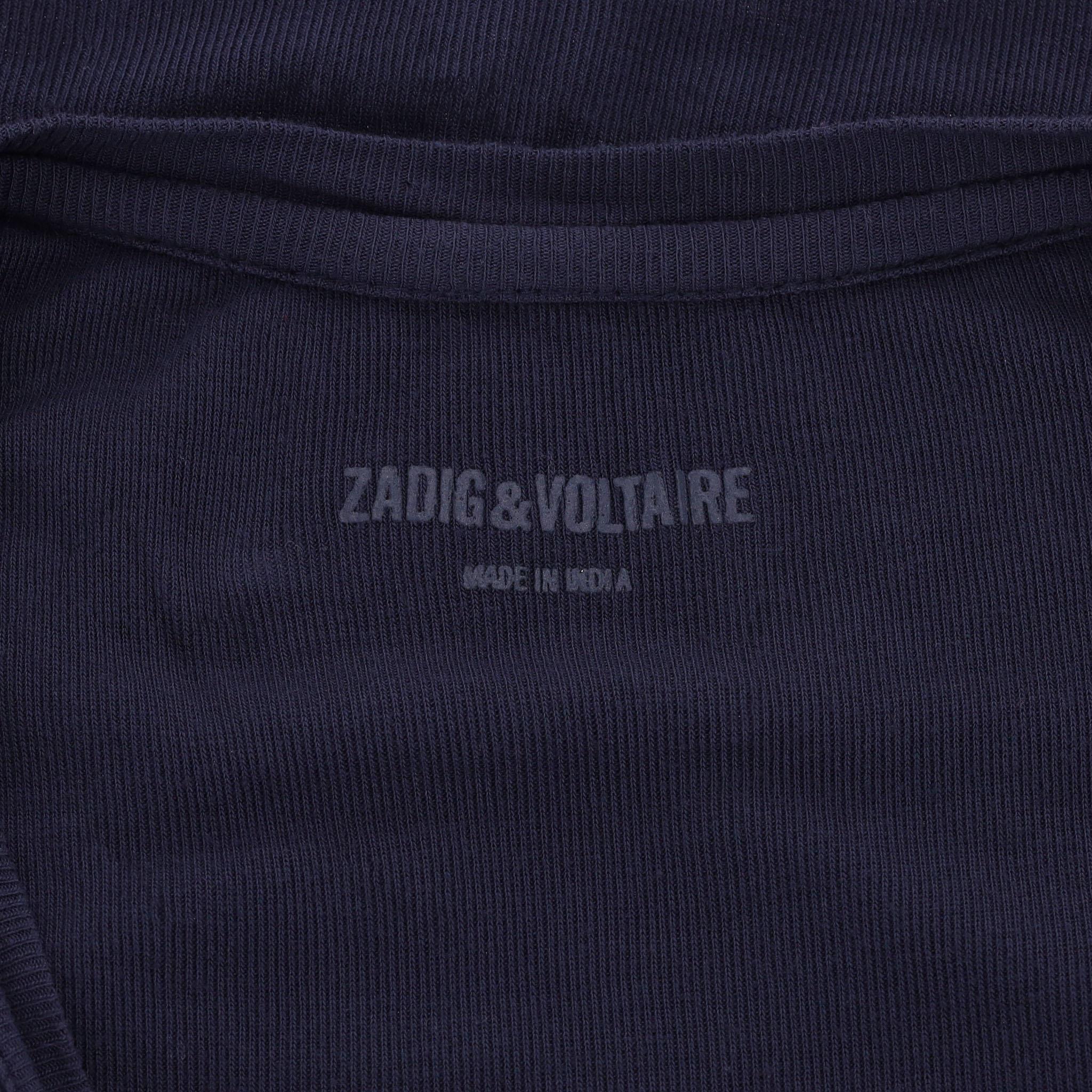Zadig & Voltaire - Top à motif de loup en cristal en vente 1