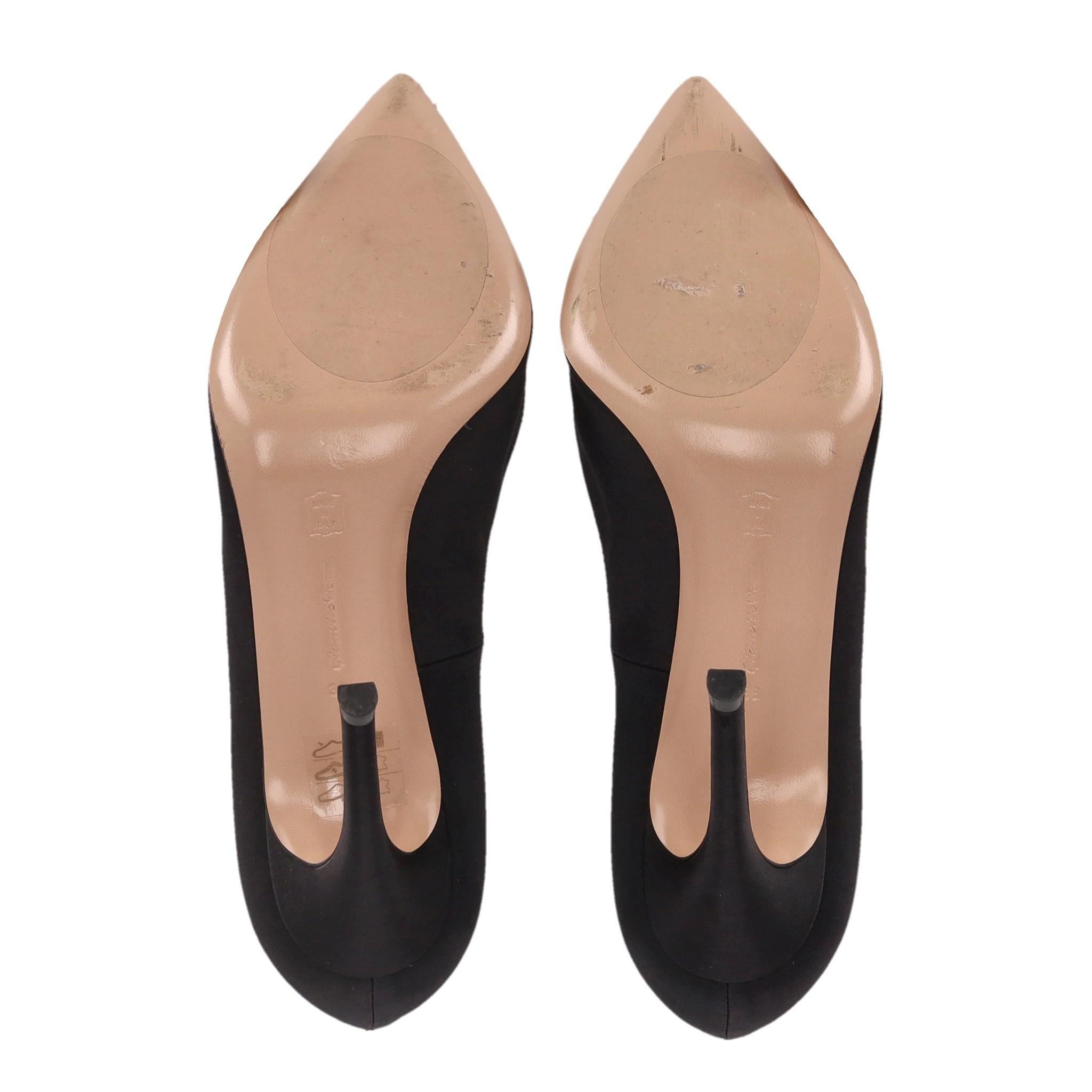 De las mujeres Gianvito Rossi Tacones de raso con lazo en el tobillo Gala en venta