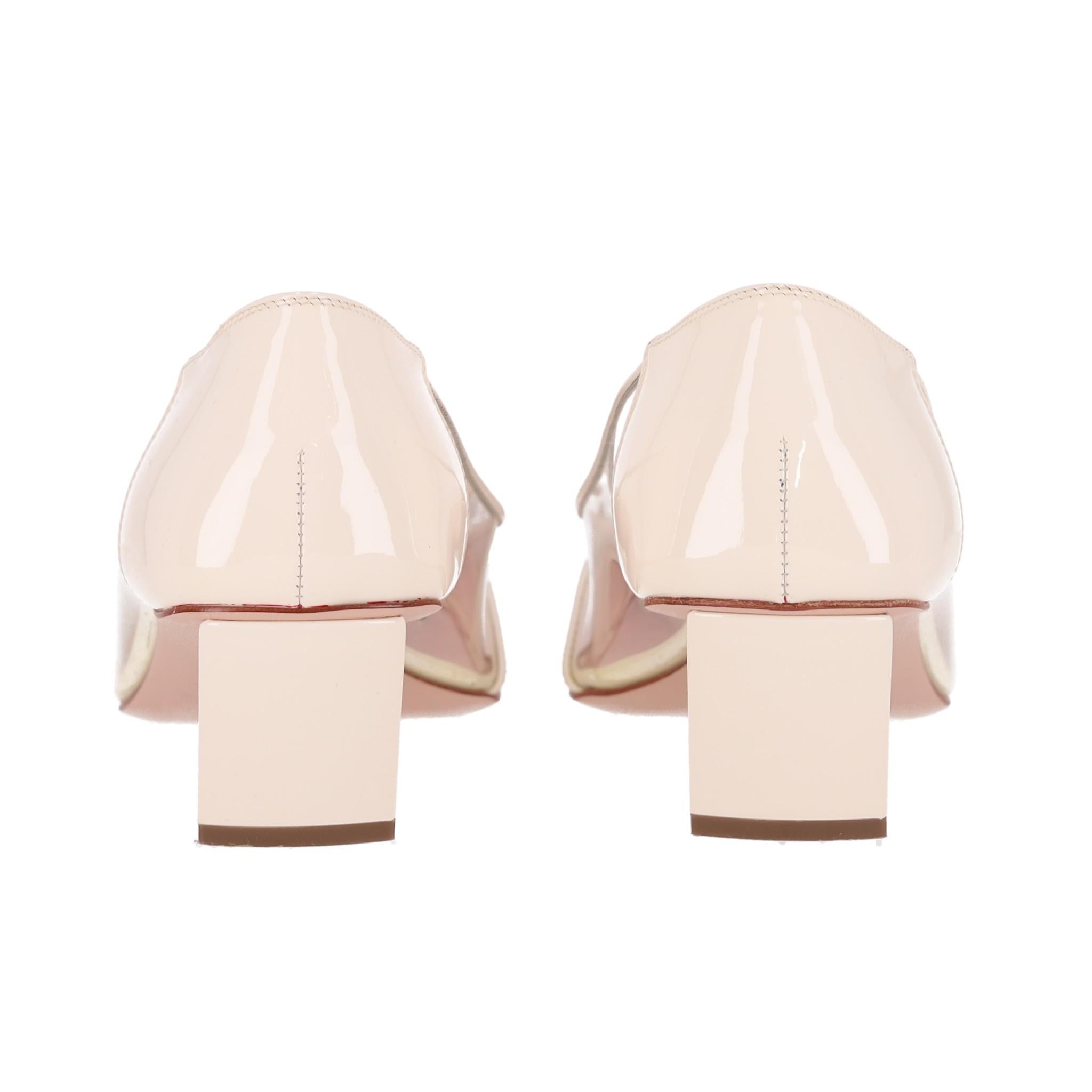 De las mujeres Roger Vivier Belle Vivier Bombas de charol con inserciones de PVC