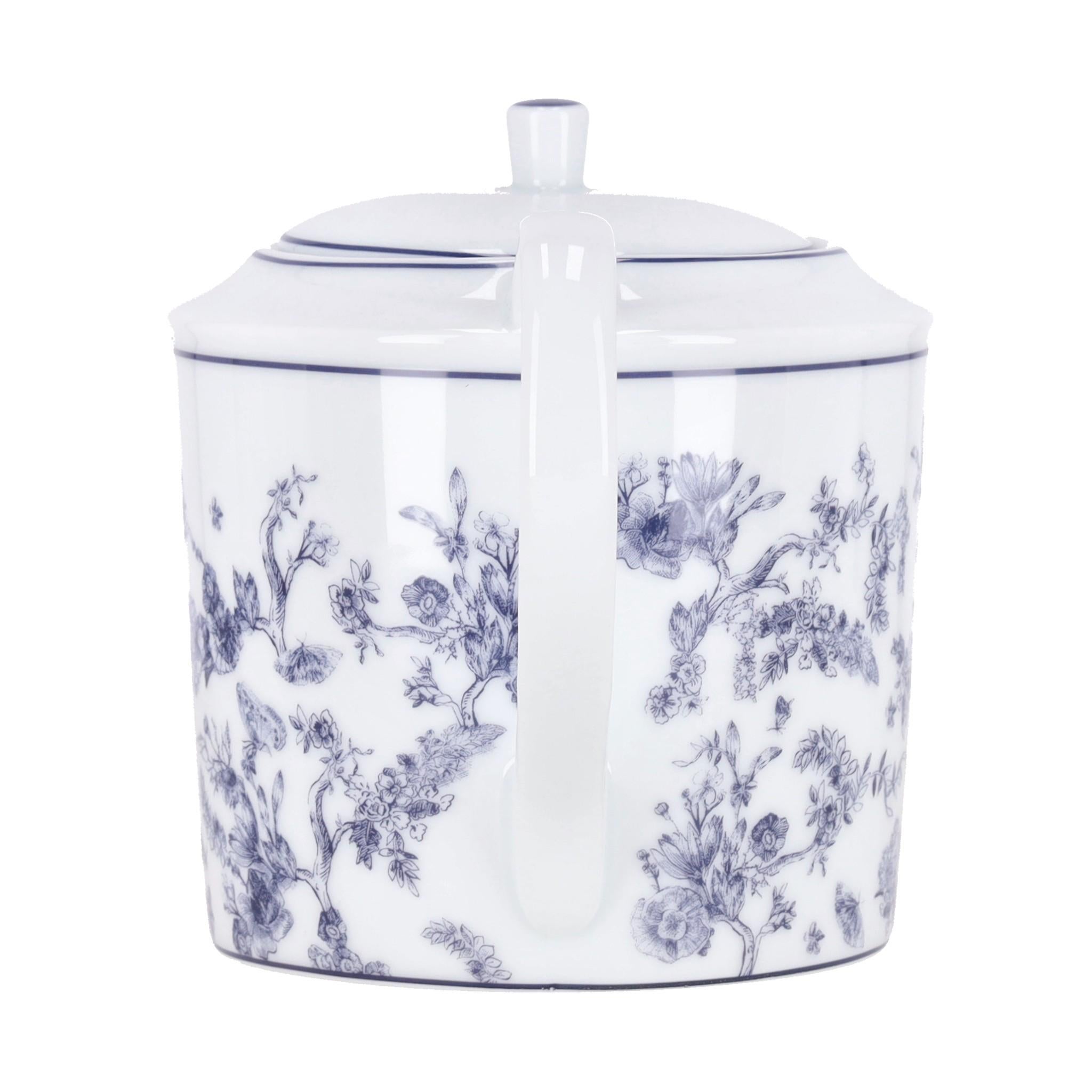 Théière en porcelaine de Limoges Toile de Jouy Dior Excellent état - En vente à London, GB