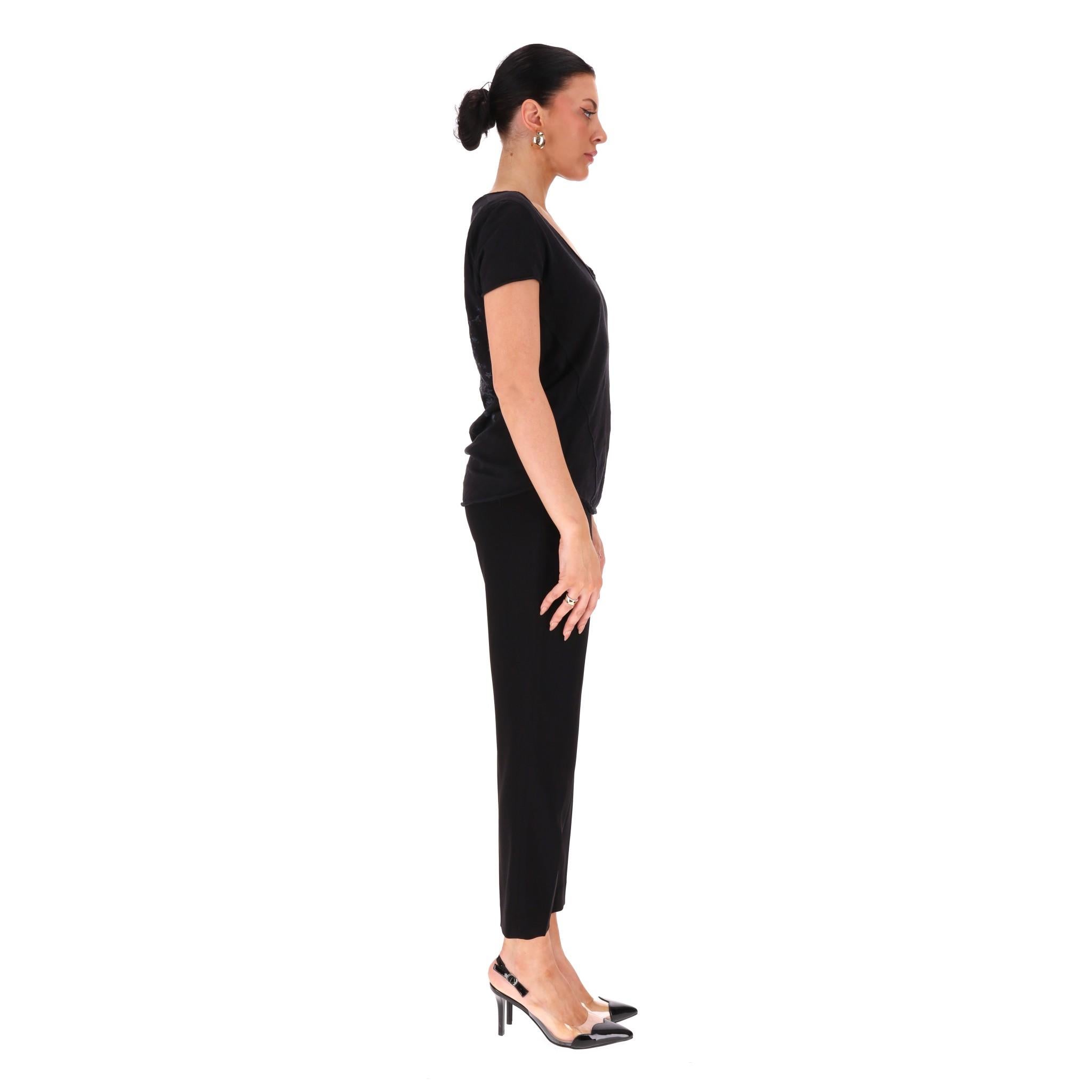 Top de algodón con motivo de calavera Zadig & Voltaire Negro en venta