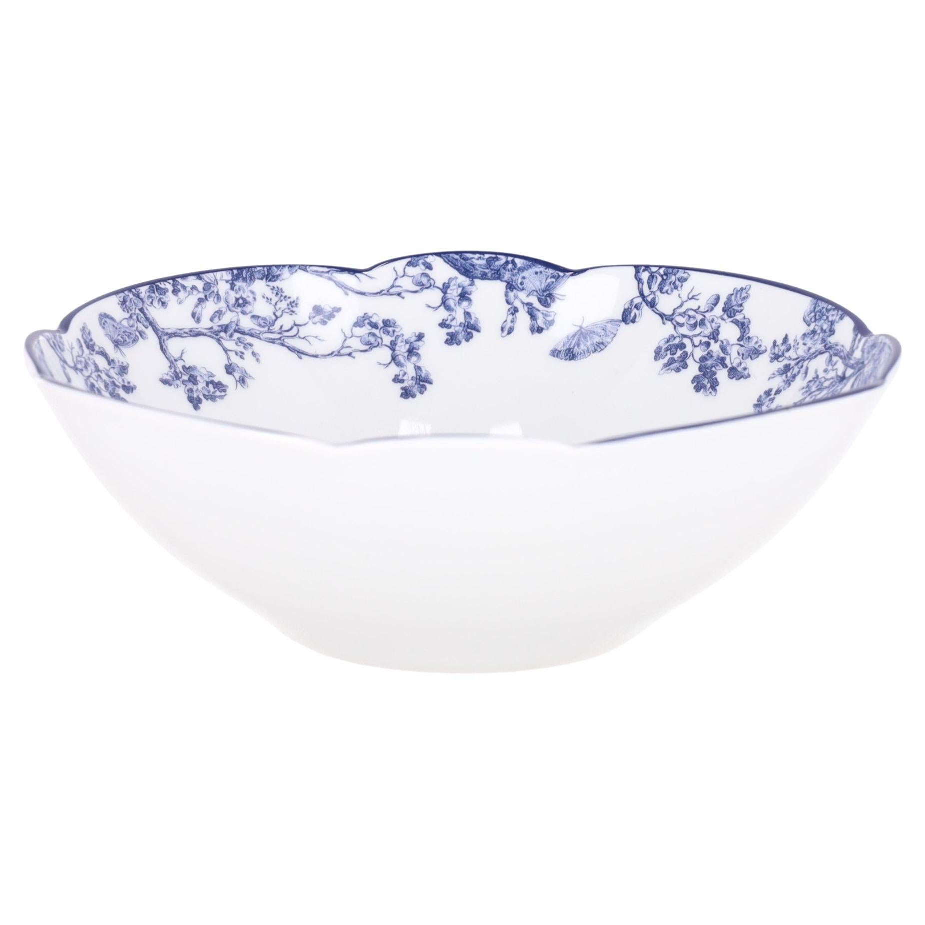 Dior Toile de Jouy Limoges Porcelain Cereal Bowl