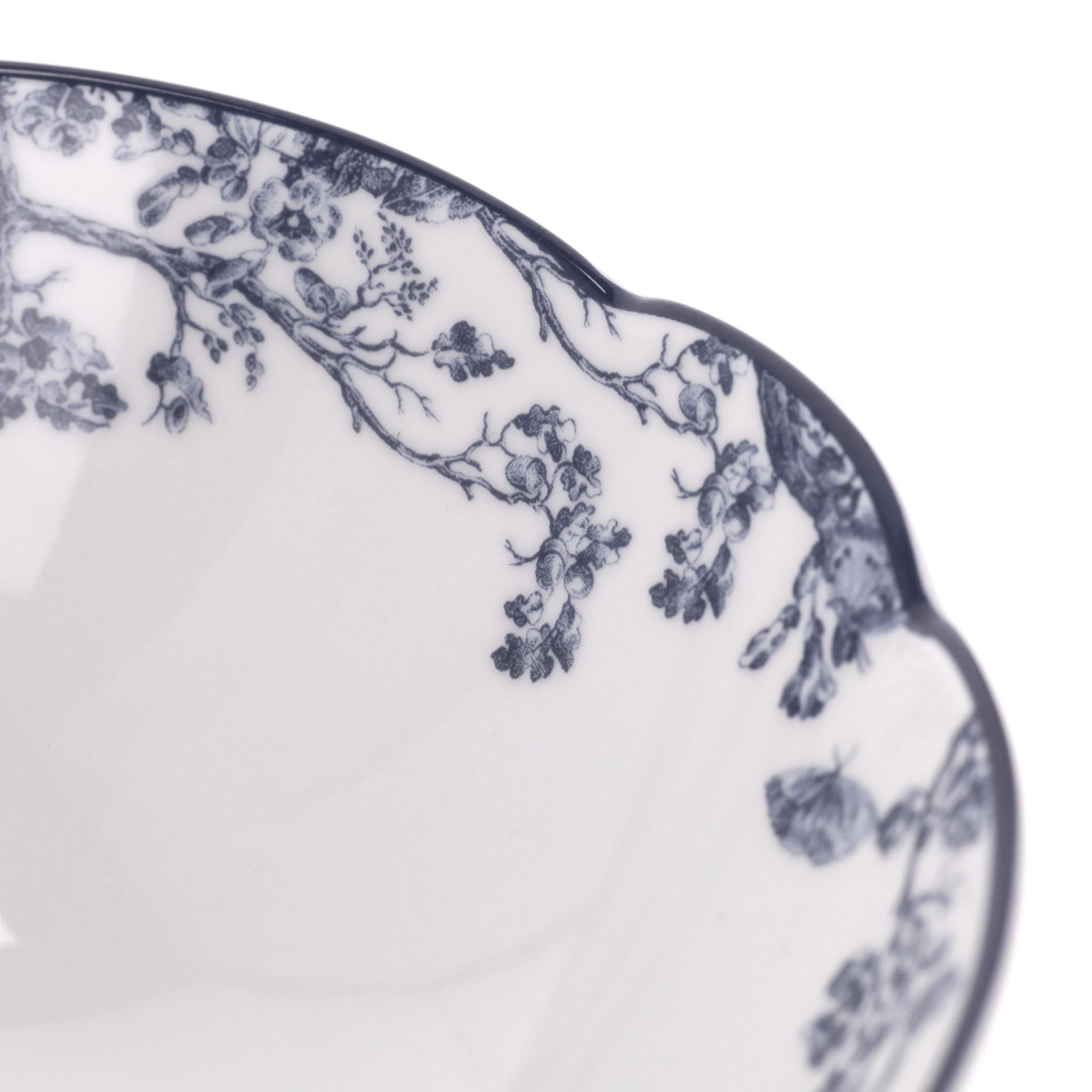 Dior Toile de Jouy Limoges Bol à céréales en porcelaine Excellent état - En vente à London, GB