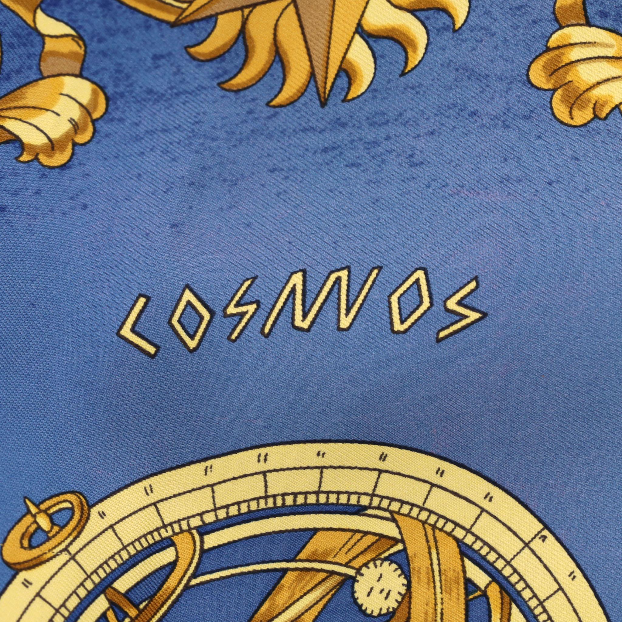 Hermes Vintage 80's Veste en soie imprimée Cosmos en vente 1