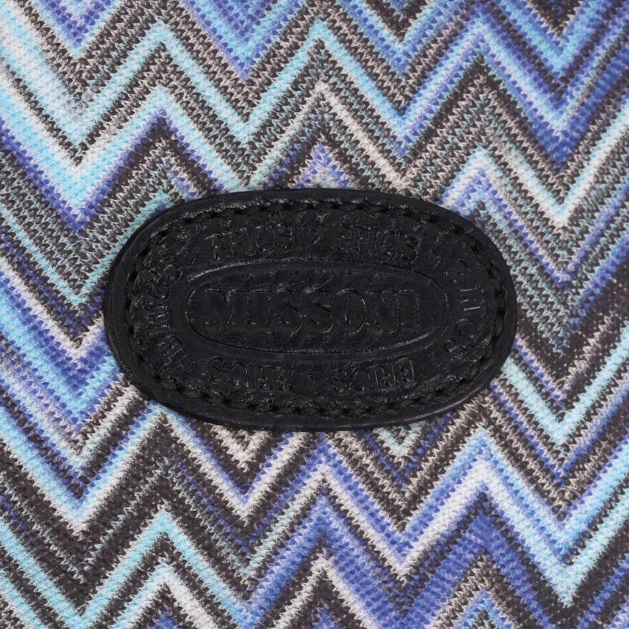 Borsa per computer portatile Missoni a zig zag in vendita 1