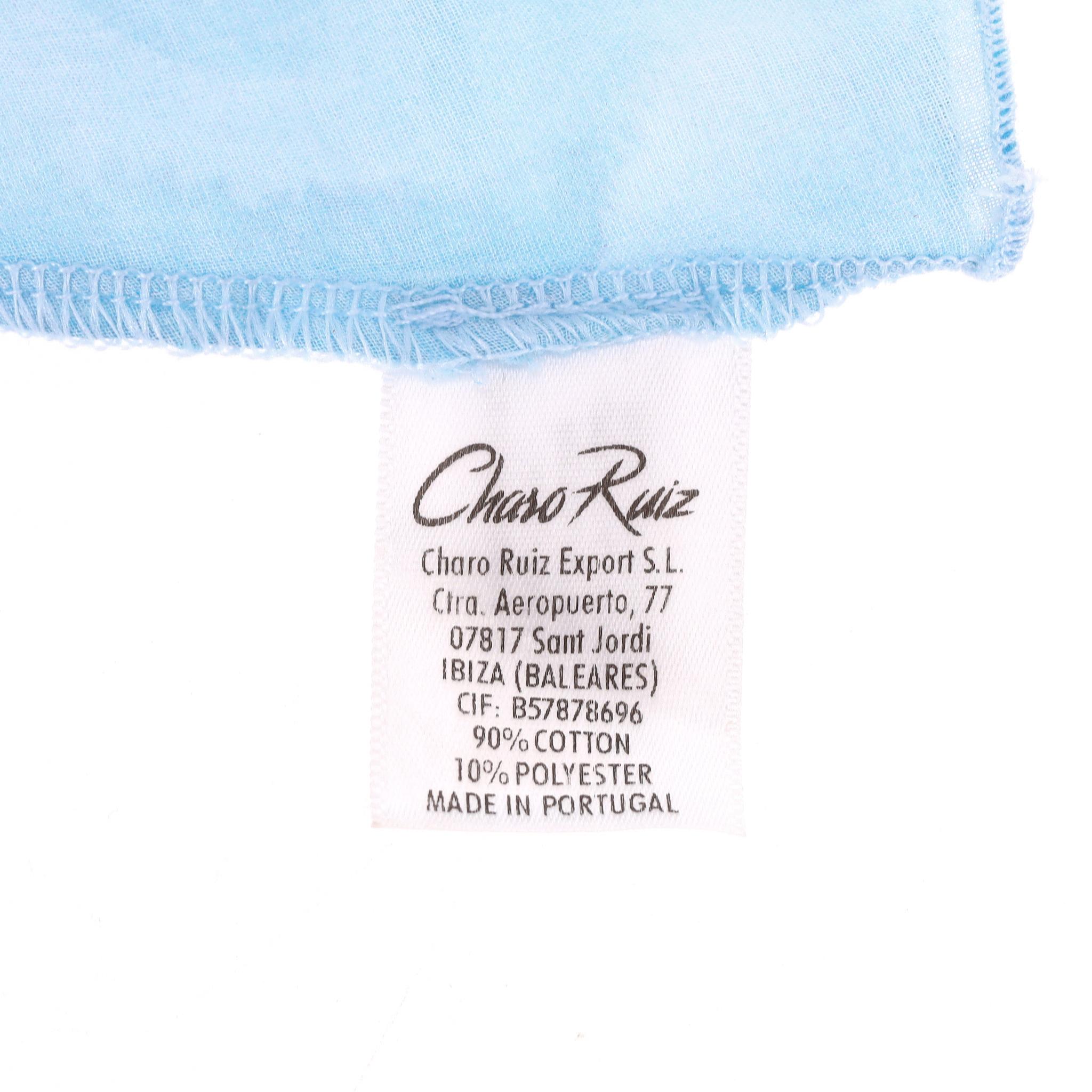 Charo Ruiz - Mini robe en coton à fleurs froncées en vente 1