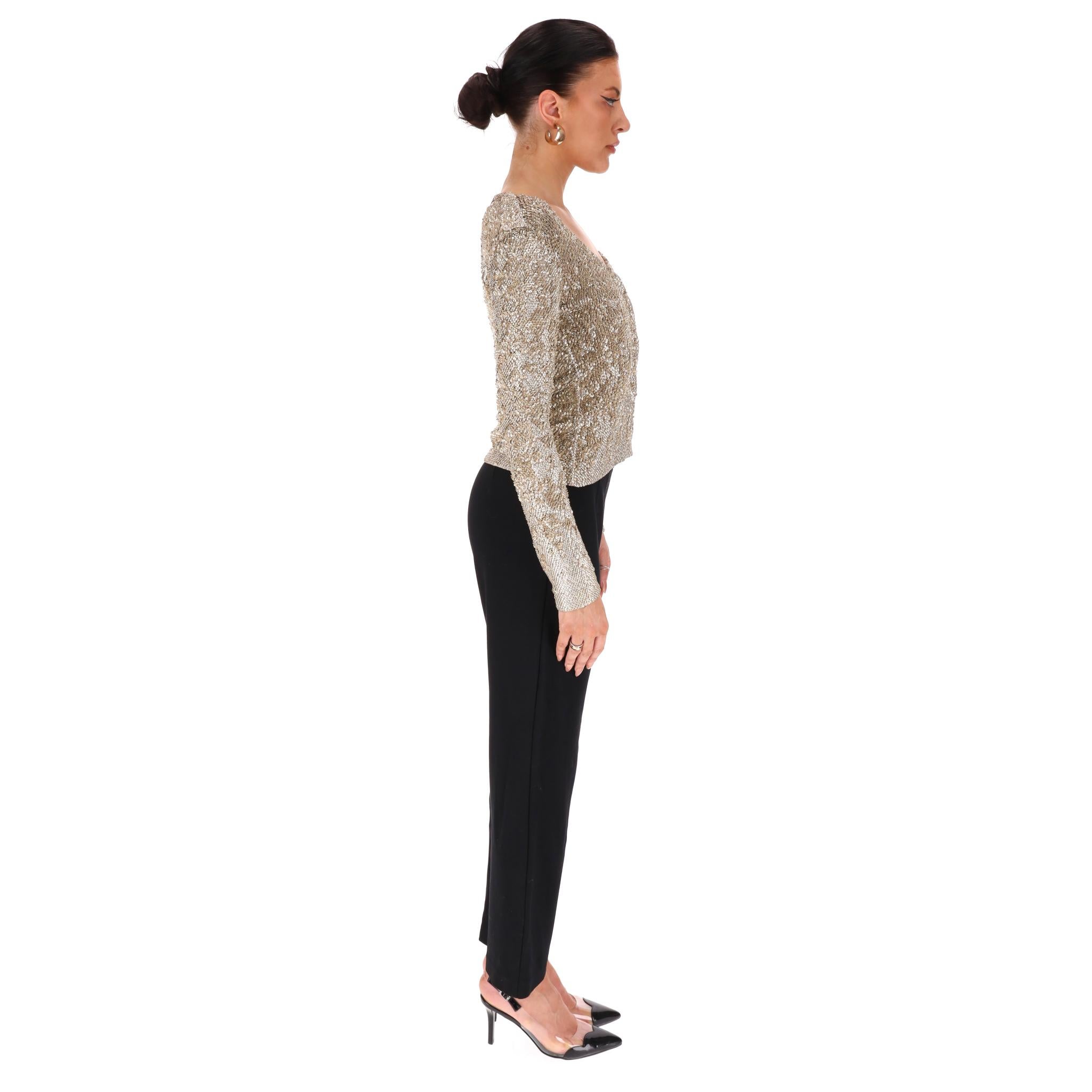 Marron Burberry - Cardigan en coton orné de paillettes en vente