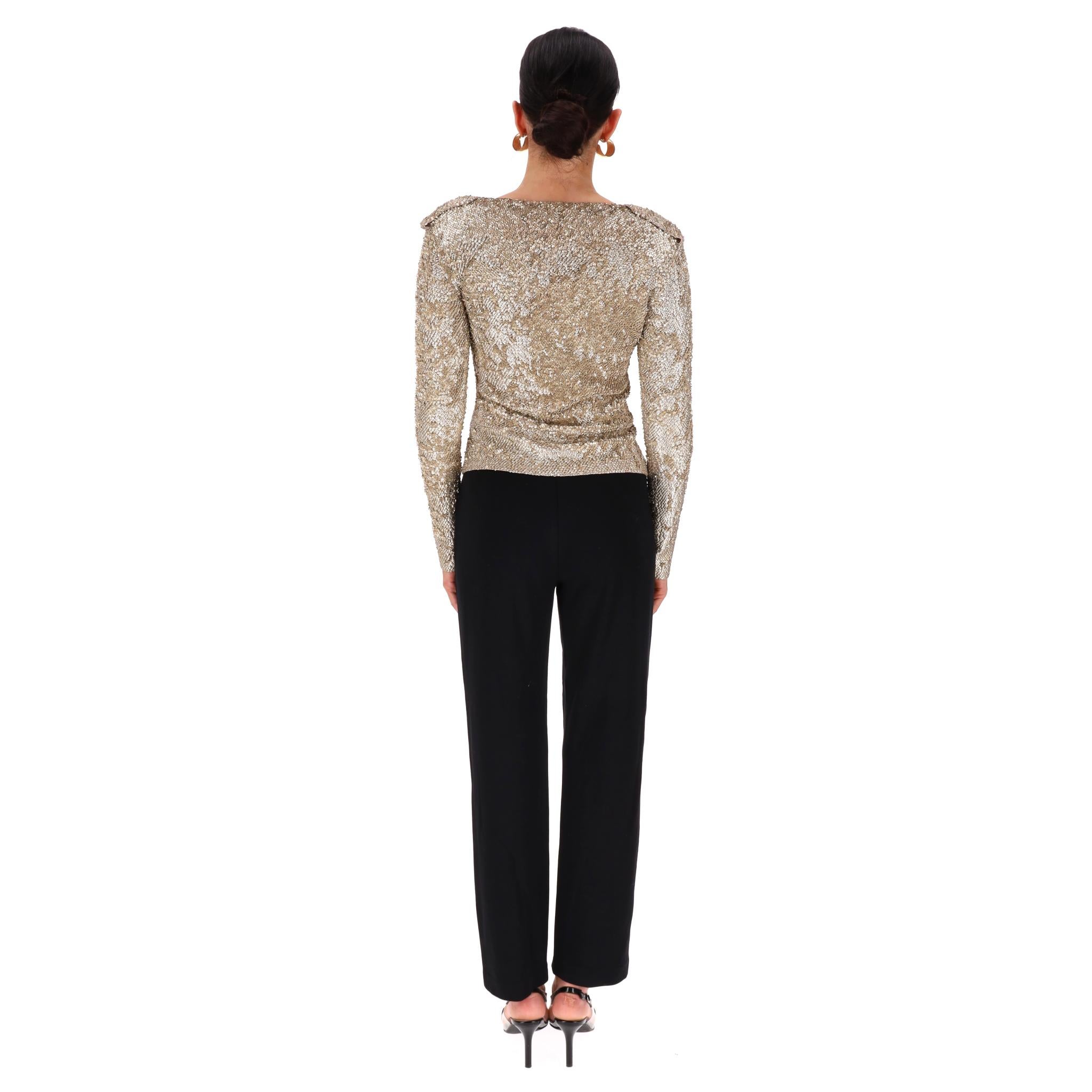 Burberry - Cardigan en coton orné de paillettes Bon état - En vente à London, GB