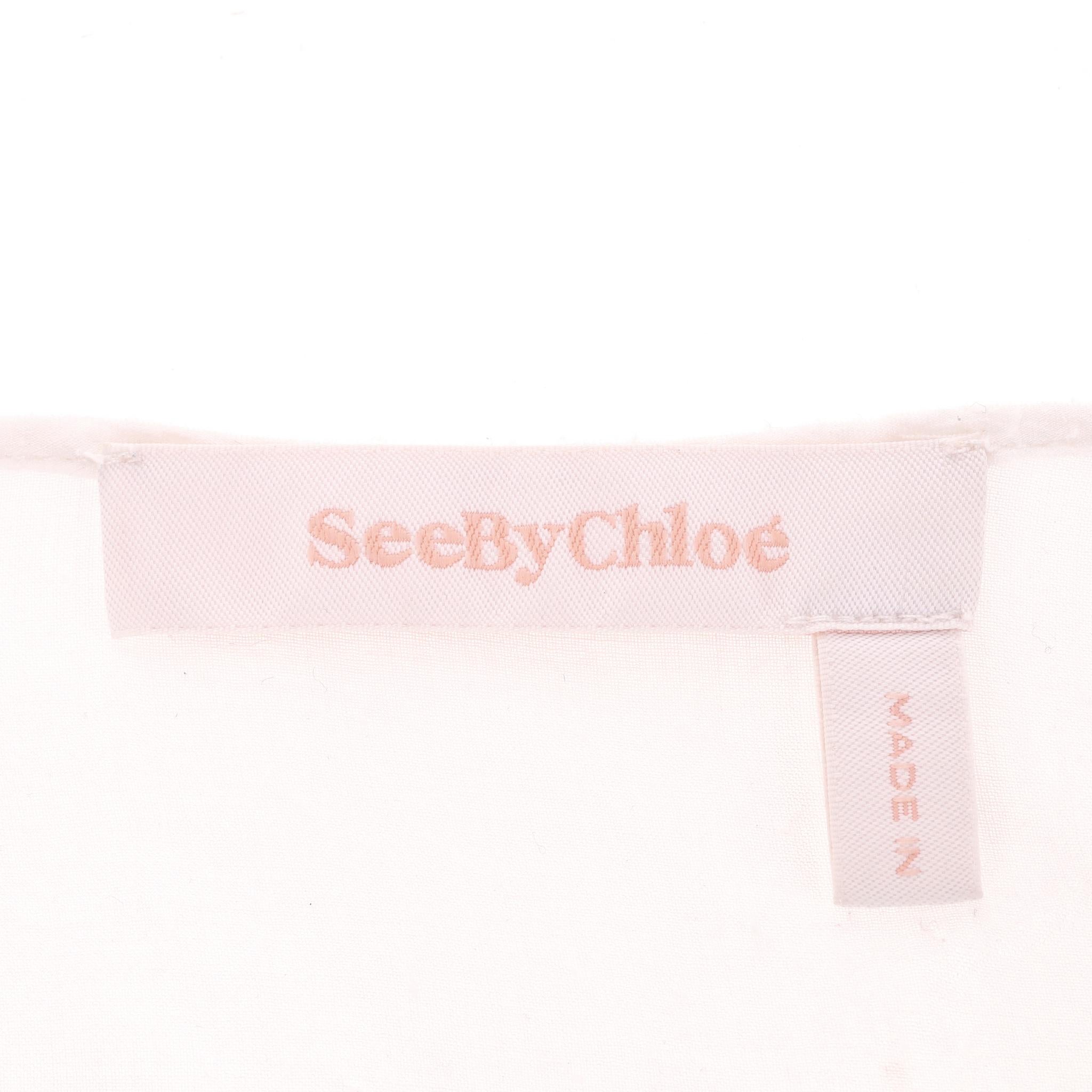 See By Chloe - Robe longue en soie et georgette à fleurs Pour femmes en vente