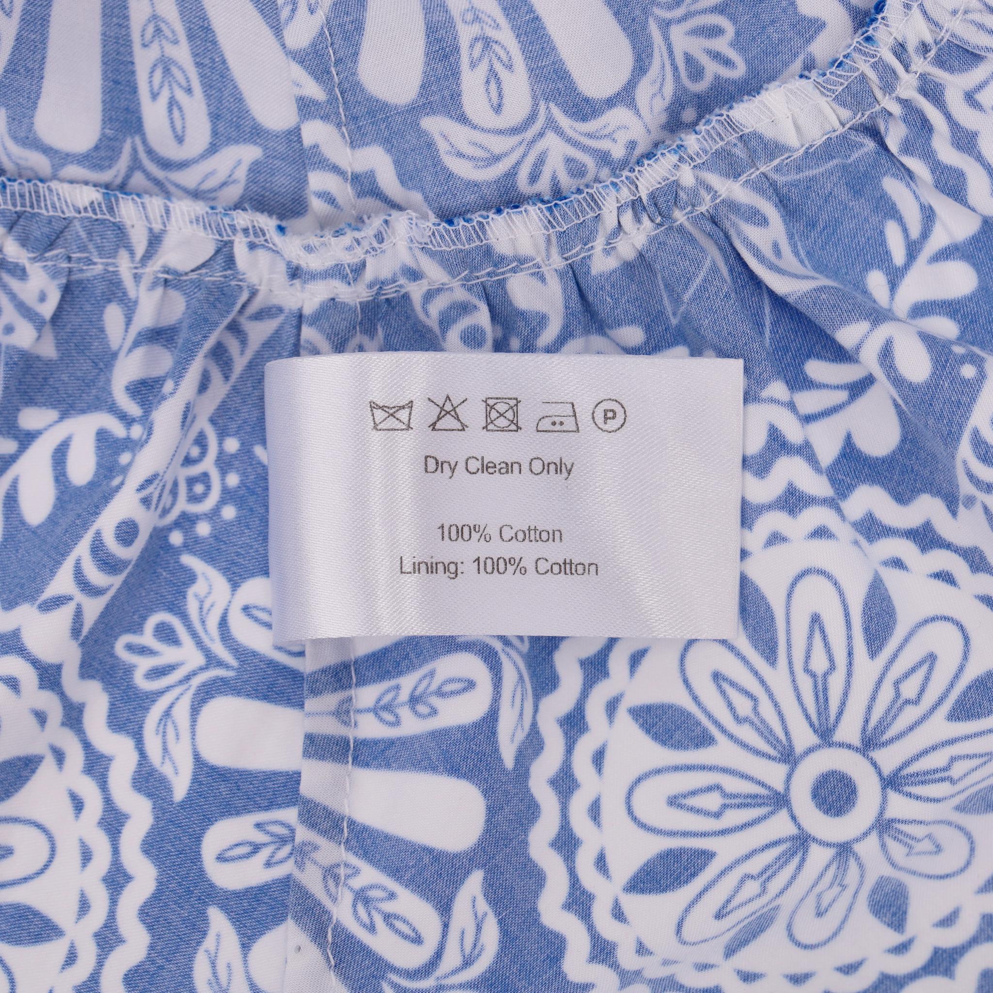 Borgo De Nor - Robe en coton à épaules dénudées en vente 1