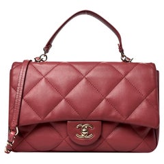 Chanel Quilted Lambskin Easy Carry Flap Bag