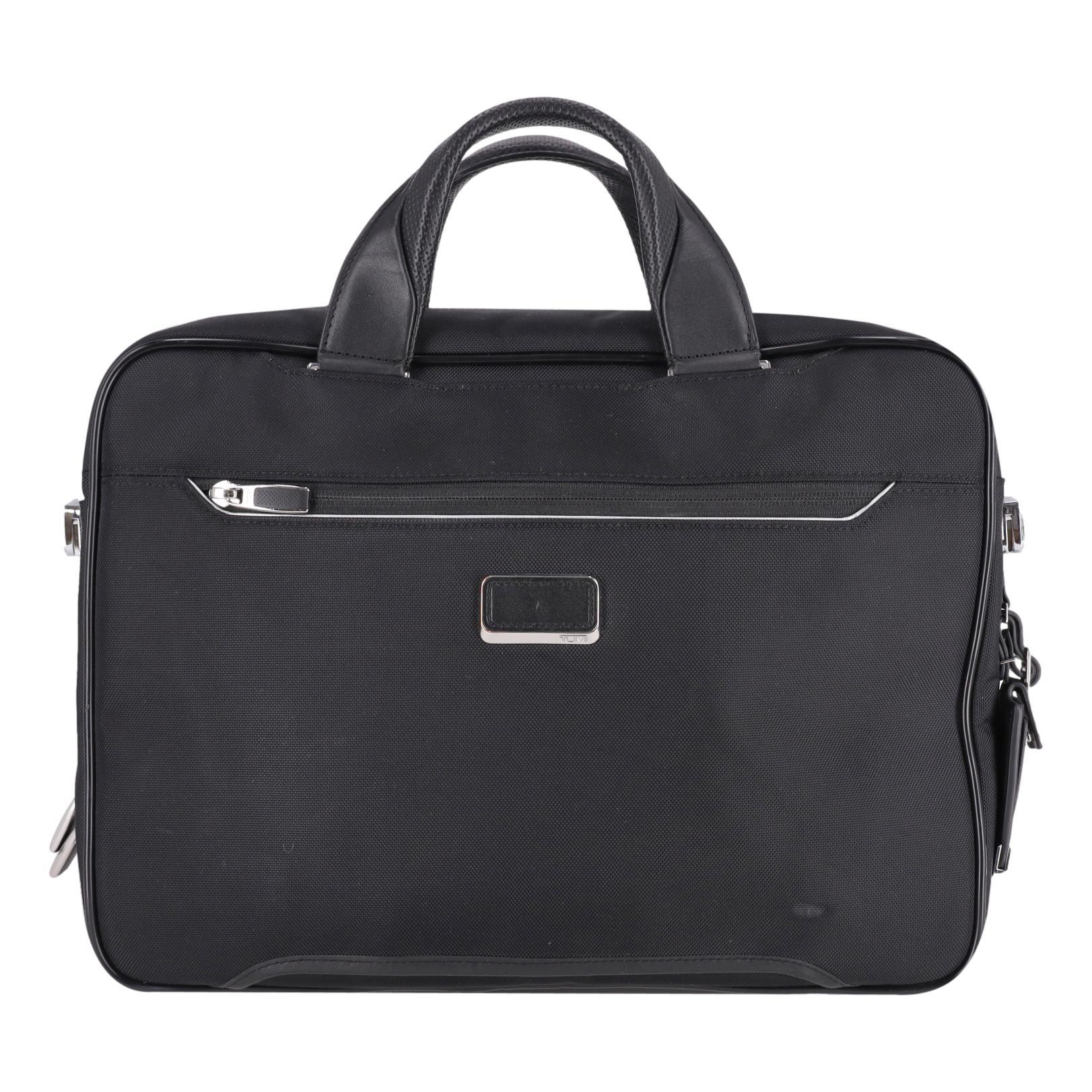 Tumi Arrivé Sadler Porte-documents/sacoche avec garniture en cuir en vente 1