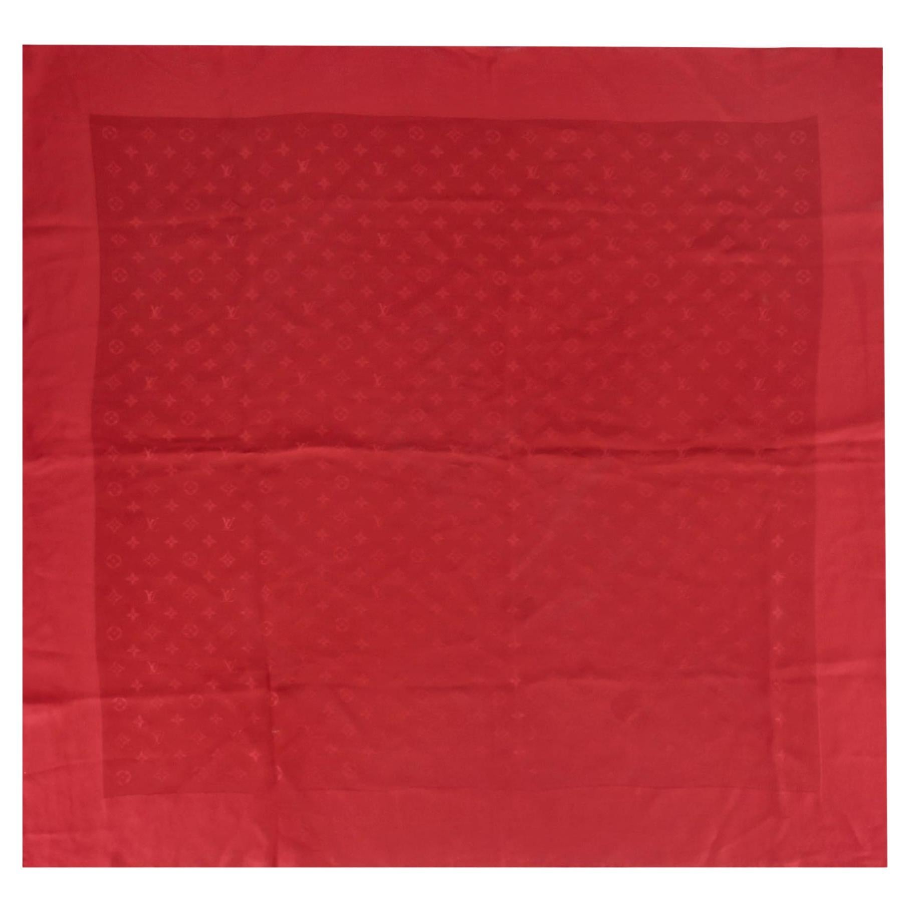 Foulard en soie Monogram Monaco de Louis Vuitton en vente