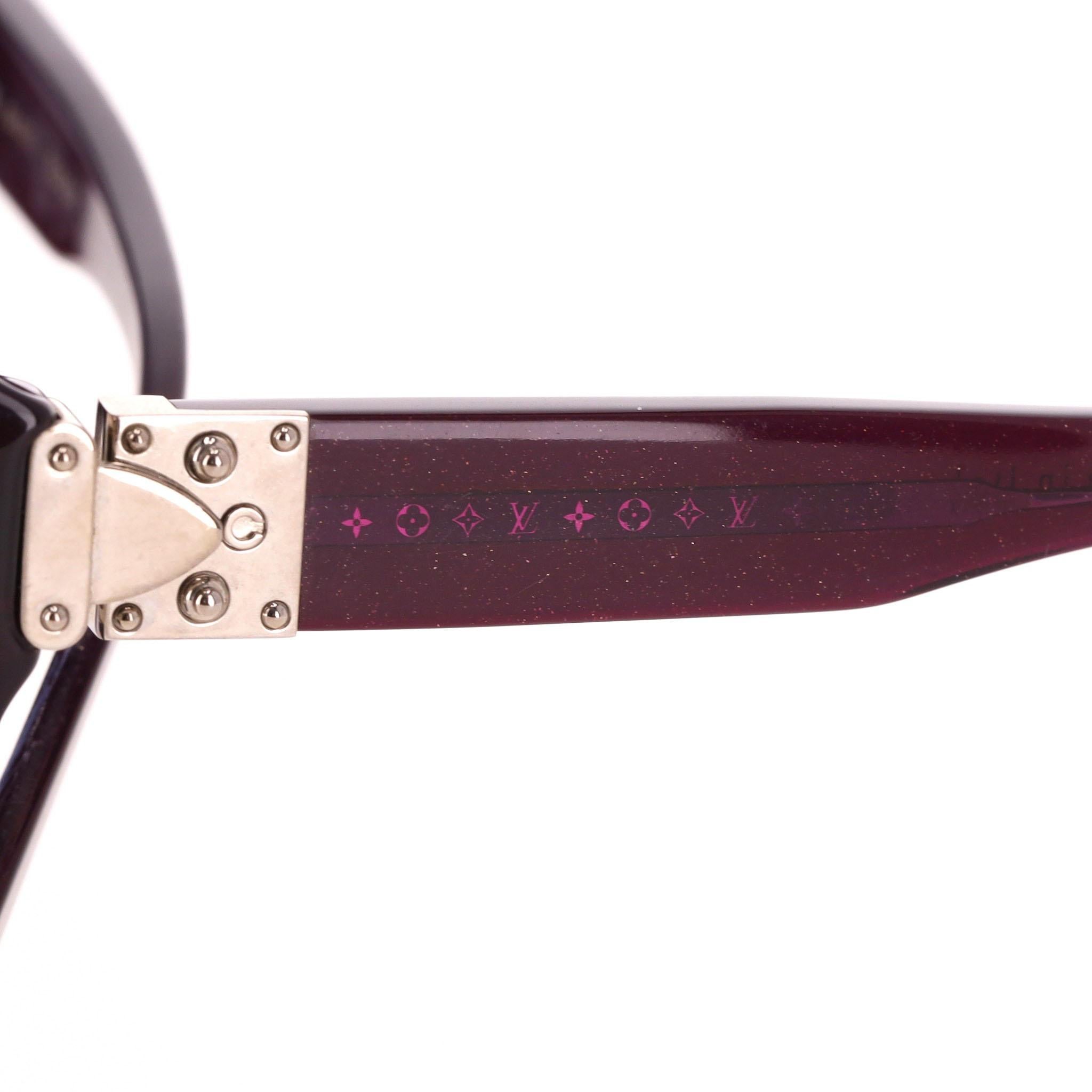 Gafas de sol monograma oversize Louis Vuitton en Excelente estado para la venta en London, GB