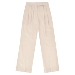 Pantaloni a gamba larga in misto lana di Brunello Cucinelli