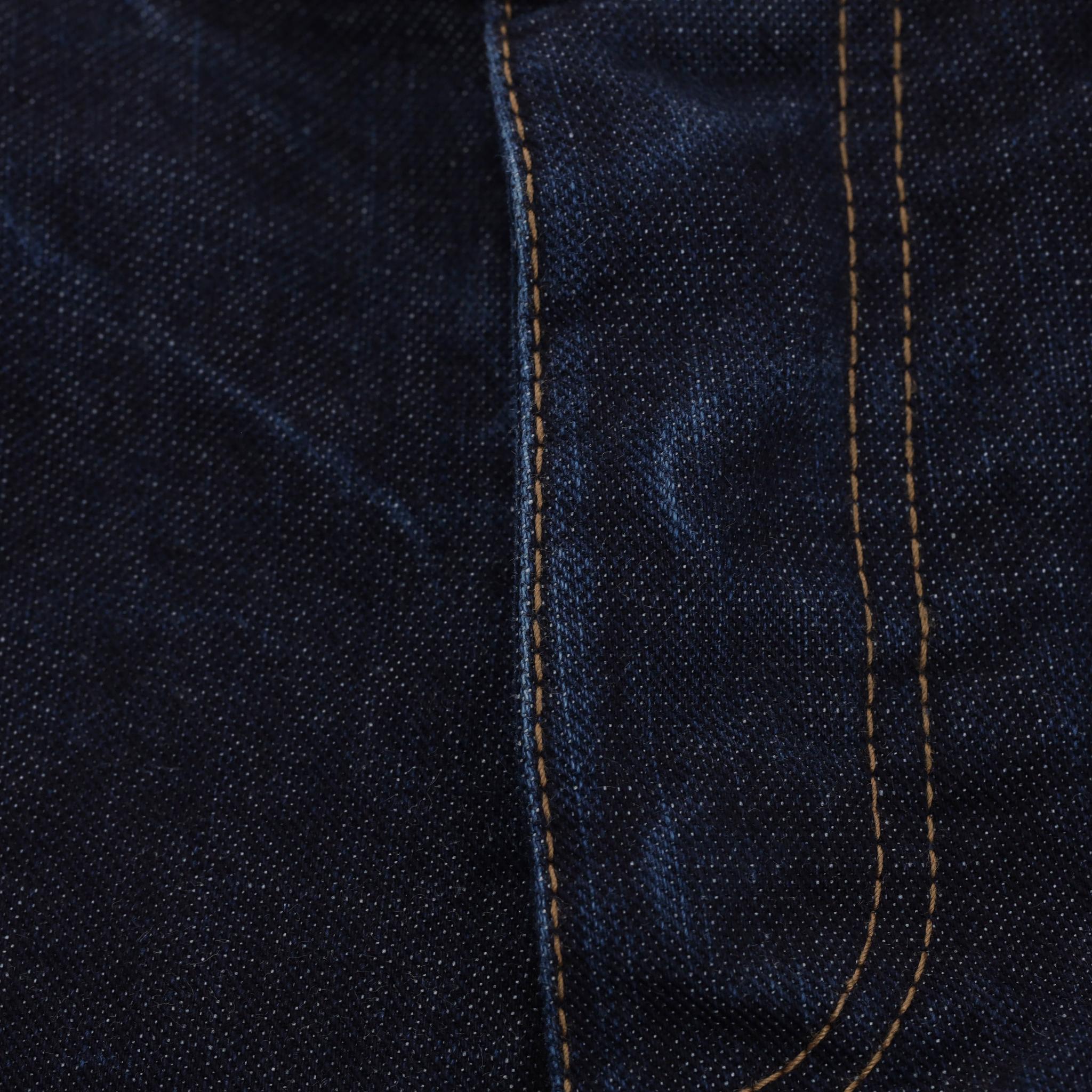 Jeans a gamba tesa in cotone Burberry in vendita 3