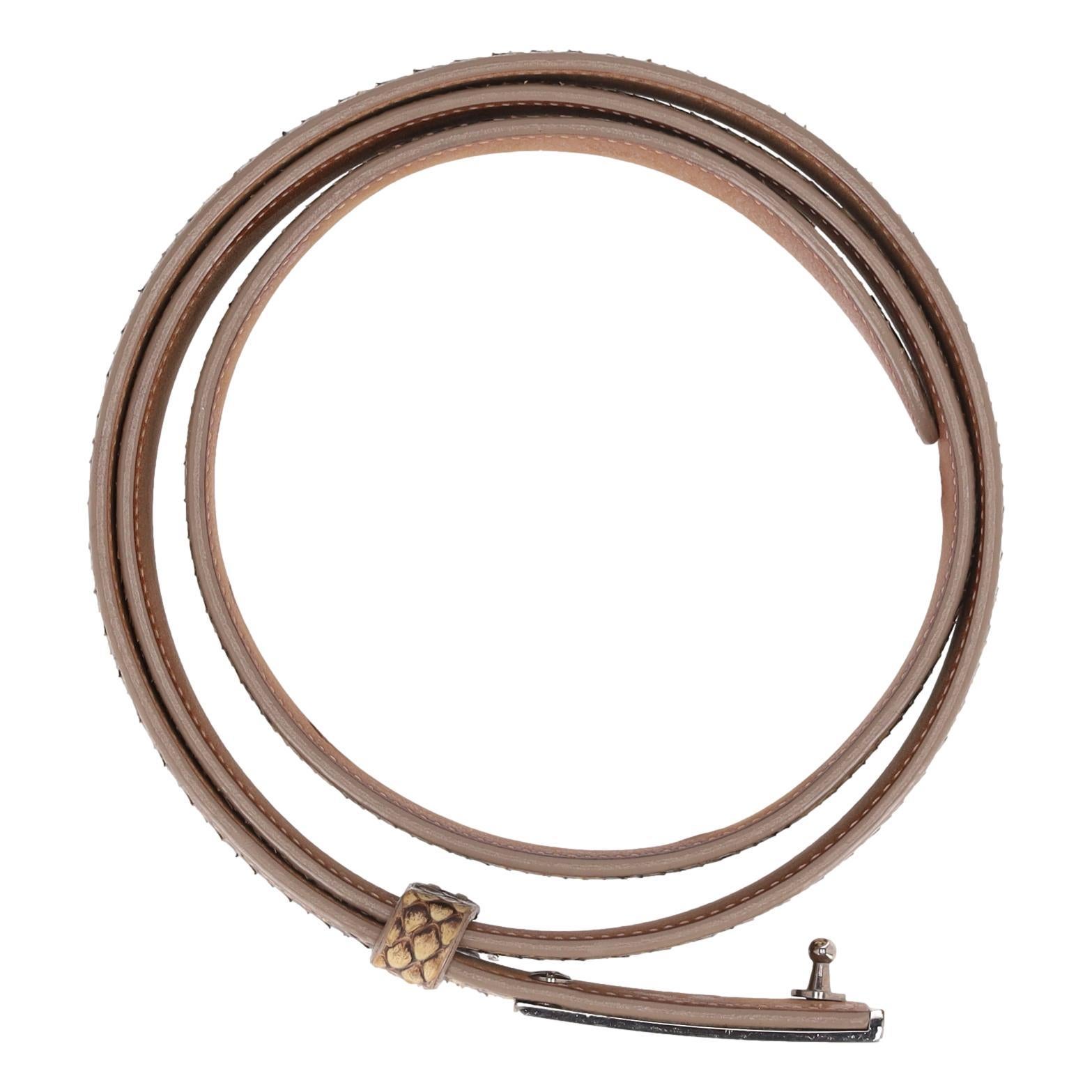De las mujeres Cinturón Dolce & Gabbana De Piel De Serpiente Con Hebilla Con Logotipo en venta