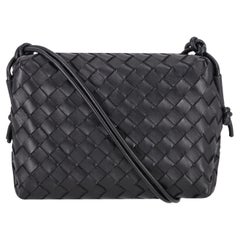Bottega Veneta Intrecciato Leather Small Loop Crossbody Bag