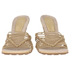 Bottega Veneta Cindy Knotted Cord Stretch Mules
