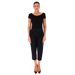 Givenchy Paris Logo Embroidered Cropped Sweatpants