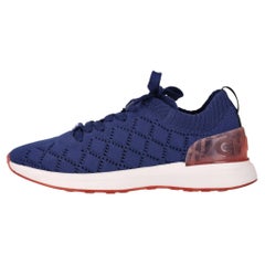 Chanel 'CC' Logo Quilted Knit Fabric Sneakers