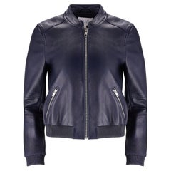 Claudie Pierlot Cynthia Lambskin Leather Bomber Jacket