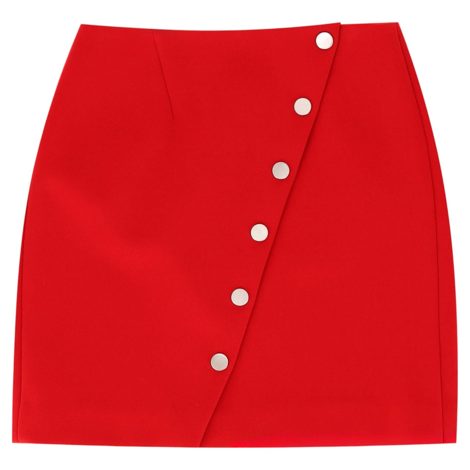 Maje Wrap Mini Skirt