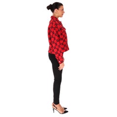 Sandro-Jacke mit Monogramm-Jacquardmuster