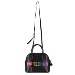 Balenciaga Ltd Edition 'I Love Techno' Leather Ville Bag