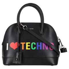 Borsa "I Love Techno" in pelle della collezione Limited Edition di Balenciaga