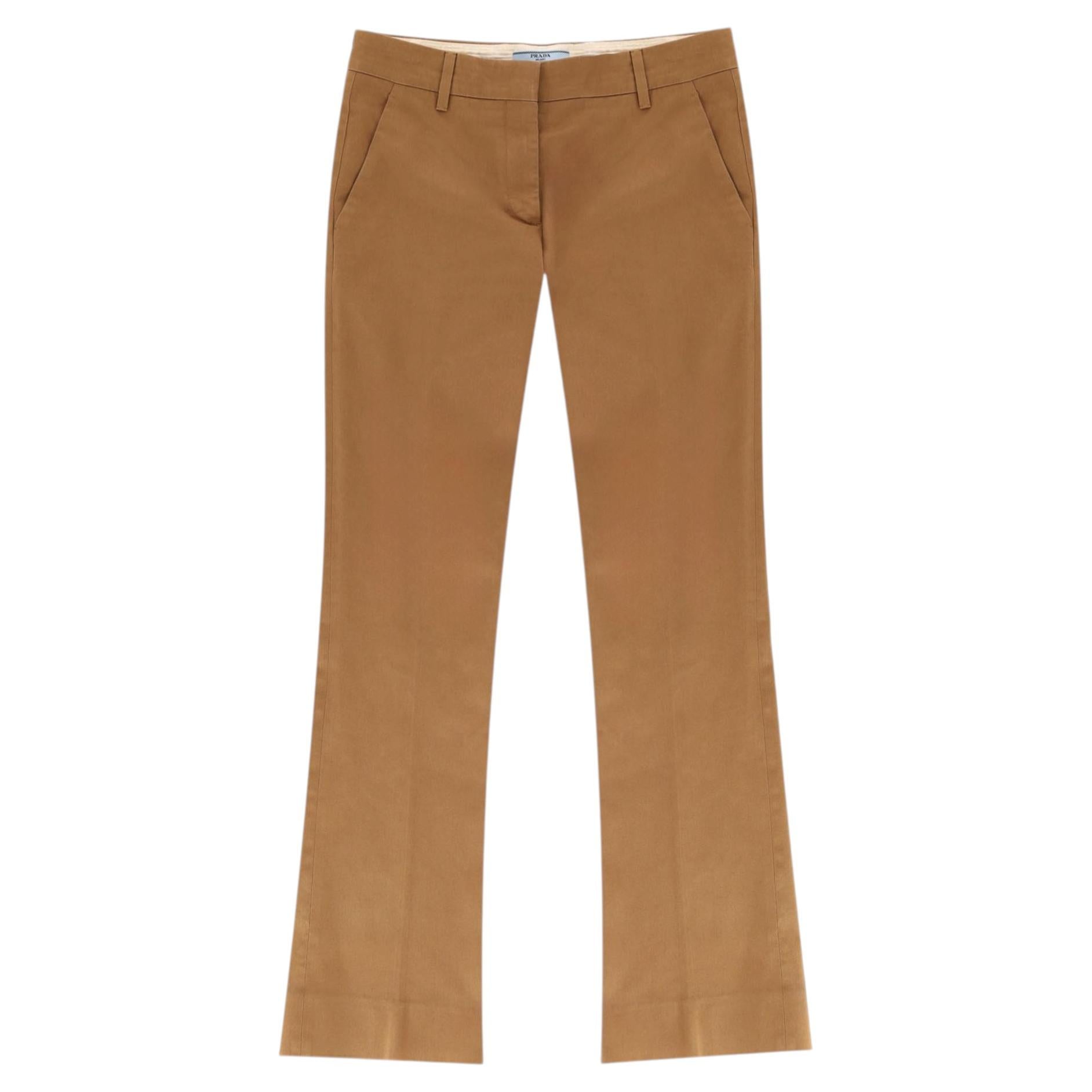 Pantalones acampanados de Prada en venta