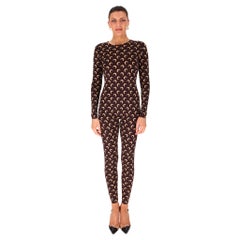 Marine Serre Moon-Print Jersey Jumpsuit