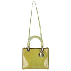 Christian Dior Lady Dior Oblique Monogram Y2K Leather Bag