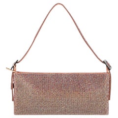 Benedetta Bruzziches Your Best Friend La Grande Crystal Mesh Shoulder Bag