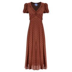 Robe longue à pois « Reformation »